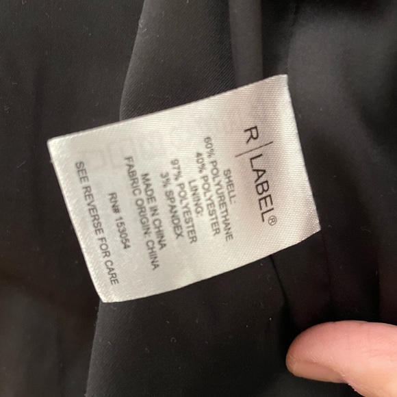 The Reset R Label Burgundy Vegan Leather Classic Moto Jacket - Size S - Picture 5 of 9